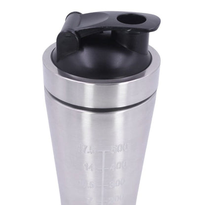 NUPO nerezový šejker - strieborný - 500ml