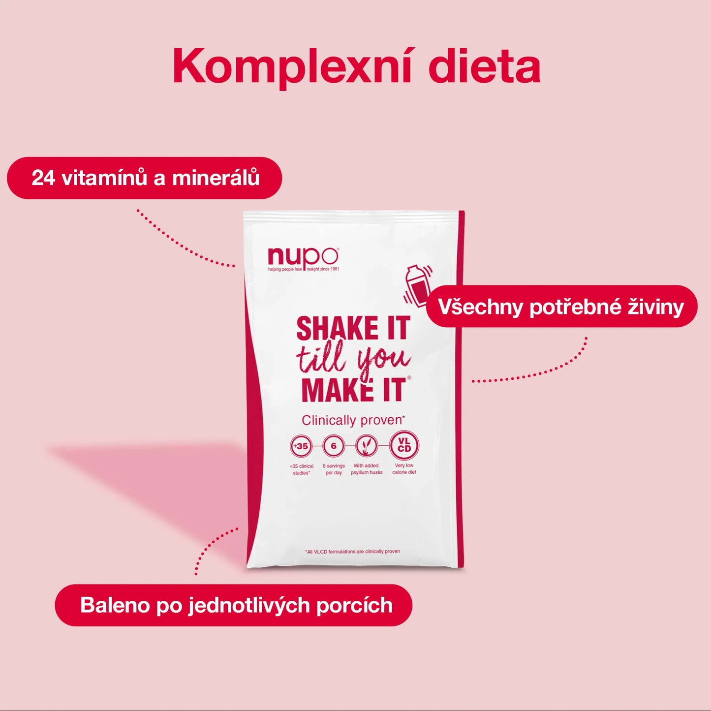 NUPO Diéta - šejk Jahoda