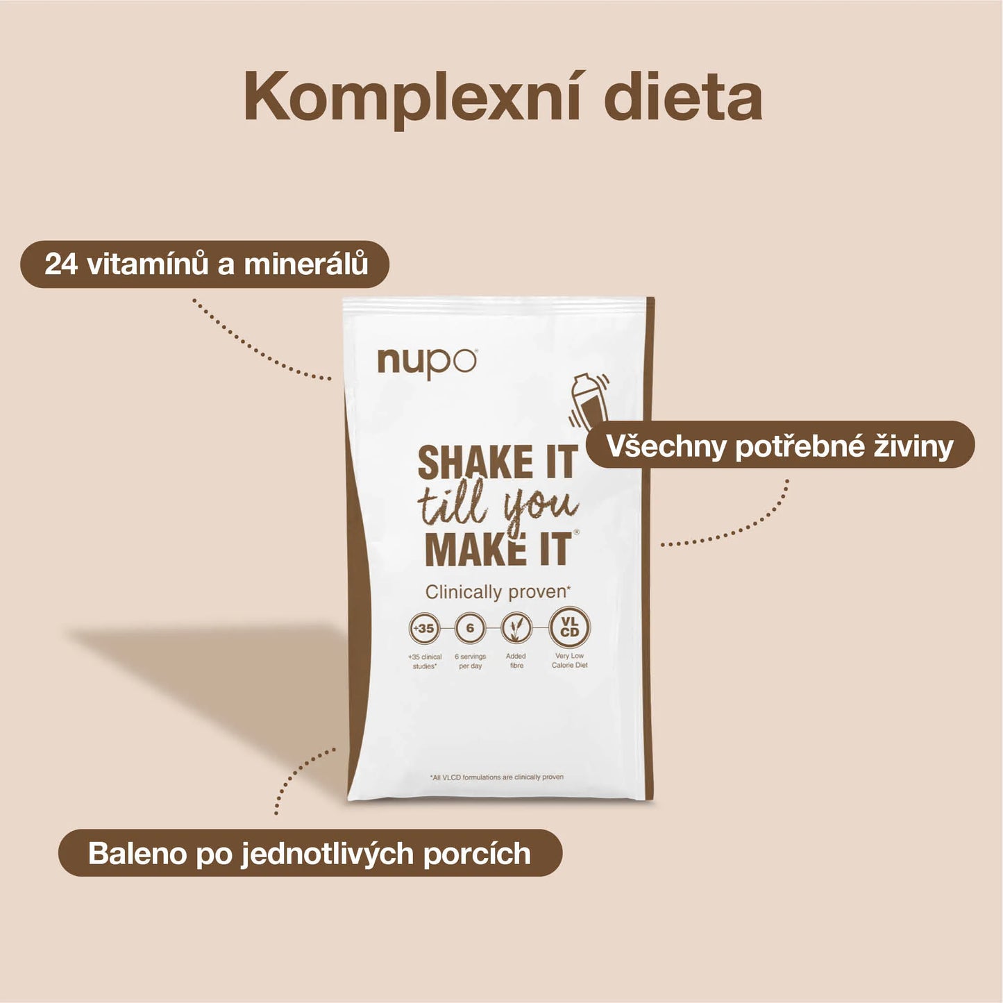 NUPO Diéta - Čokoládový puding