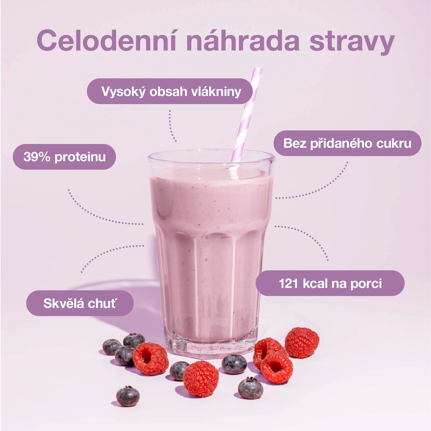 NUPO Diéta - šejk Čučoriedka-malina