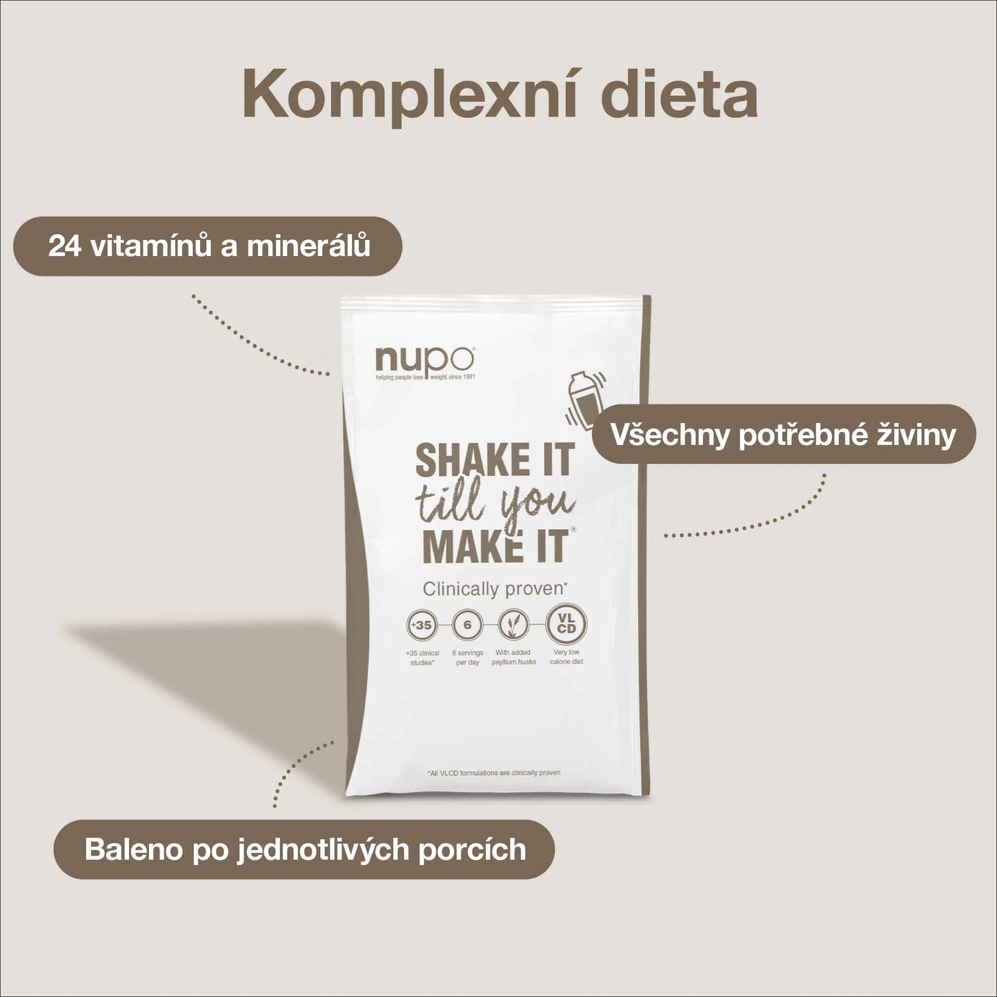 NUPO Diéta - šejk Caffe Latte