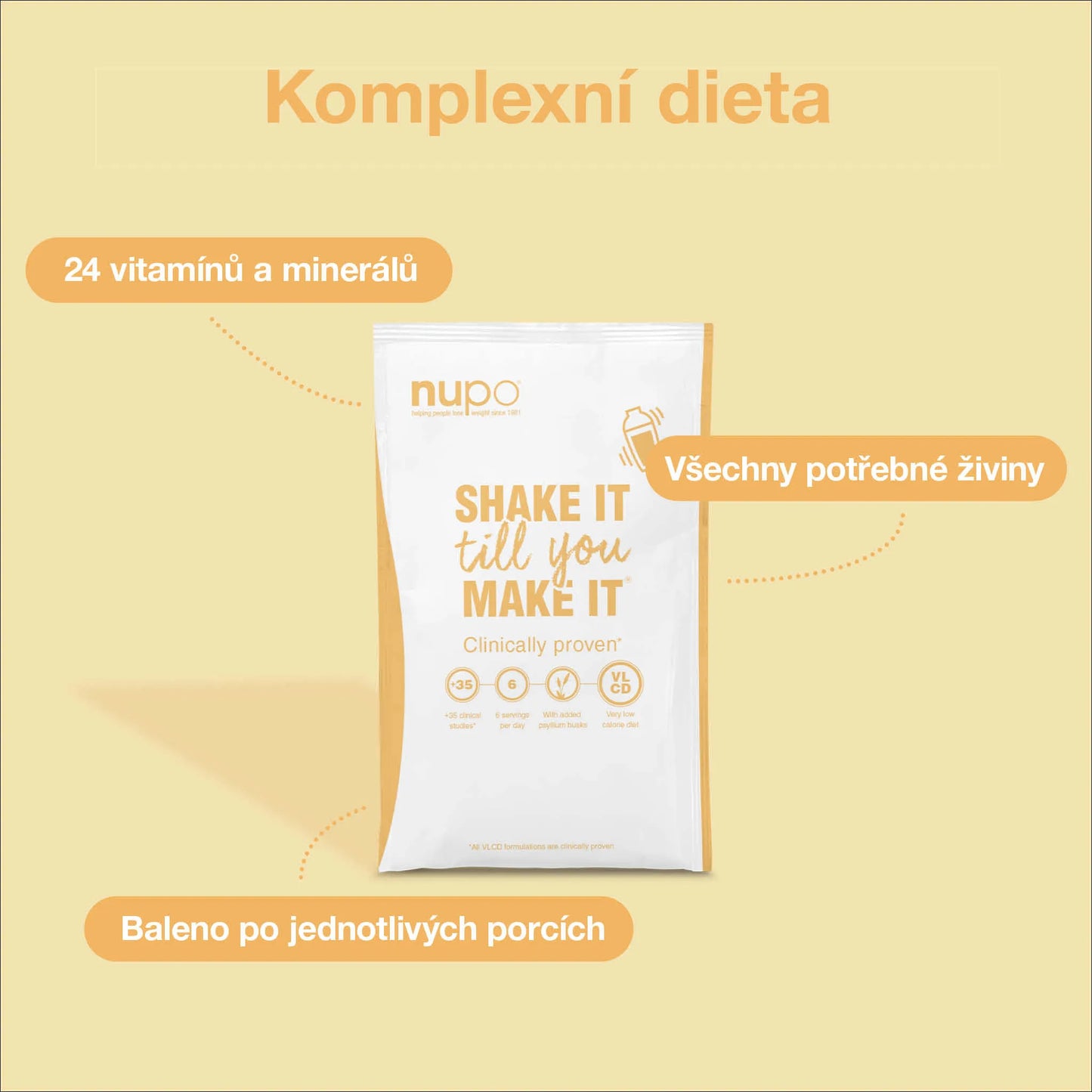 NUPO Diéta - šejk Mango-vanilka