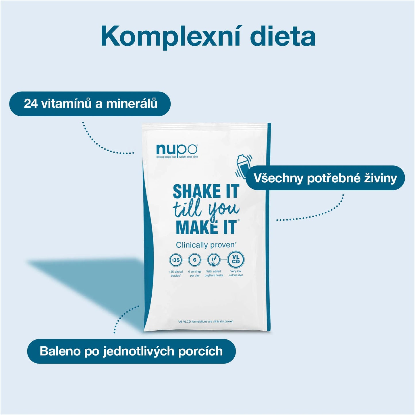 NUPO Diéta - šejk Vanilka (bez laktózy)