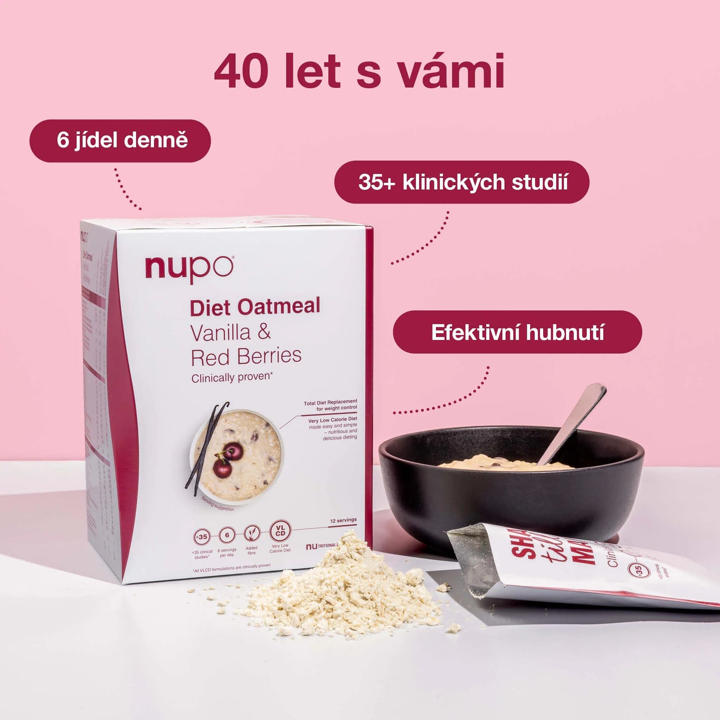 NUPO Diéta - kaša Vanilka-čerešňa