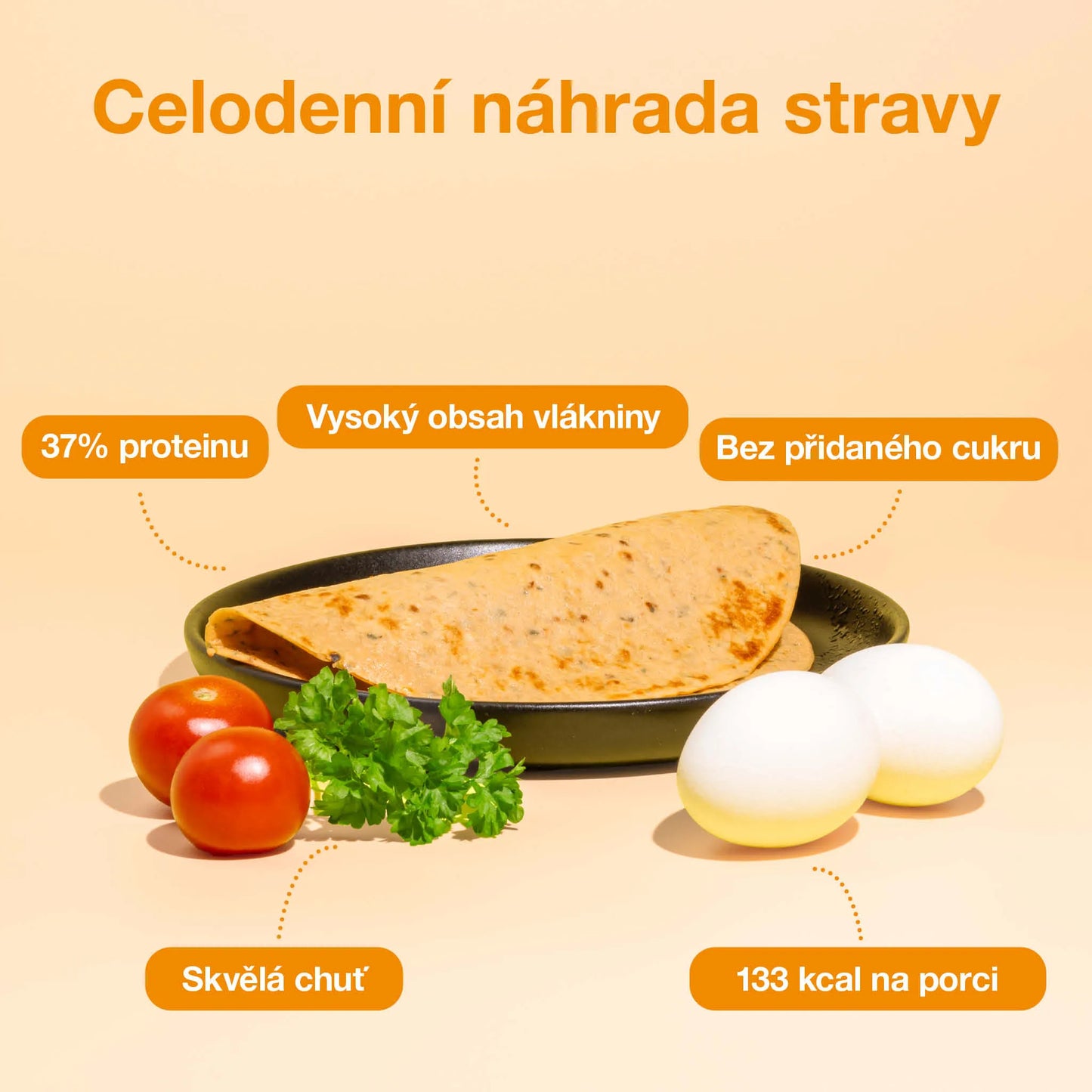 NUPO Diéta - teplé jedlo Vaječná omeleta