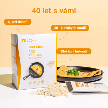 NUPO Diéta - teplé jedlo Vaječná omeleta