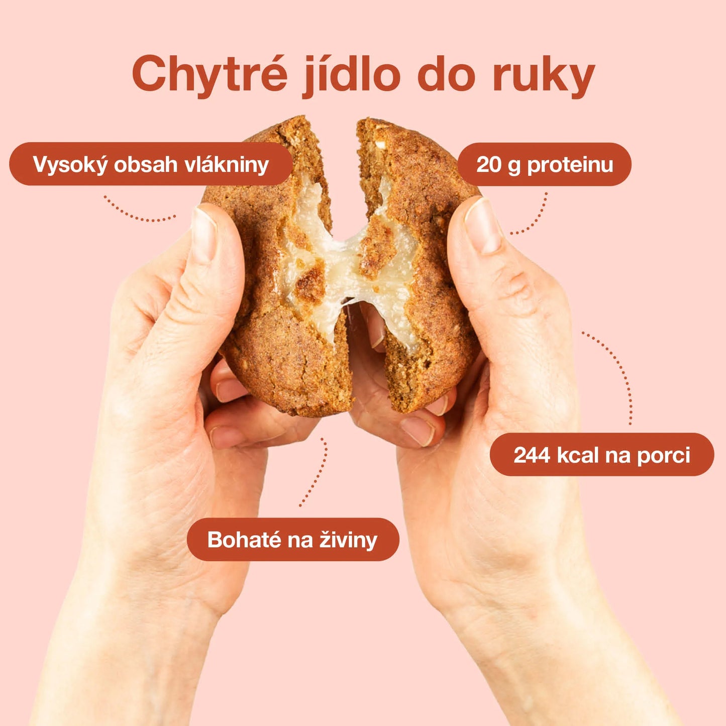 NUPO Koláčik ONE MEAL +Prime Jablko-škorica