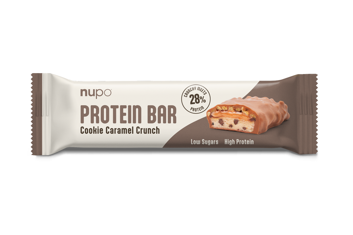 NUPO Proteínová tyčinka Cookie Caramel 12 ks