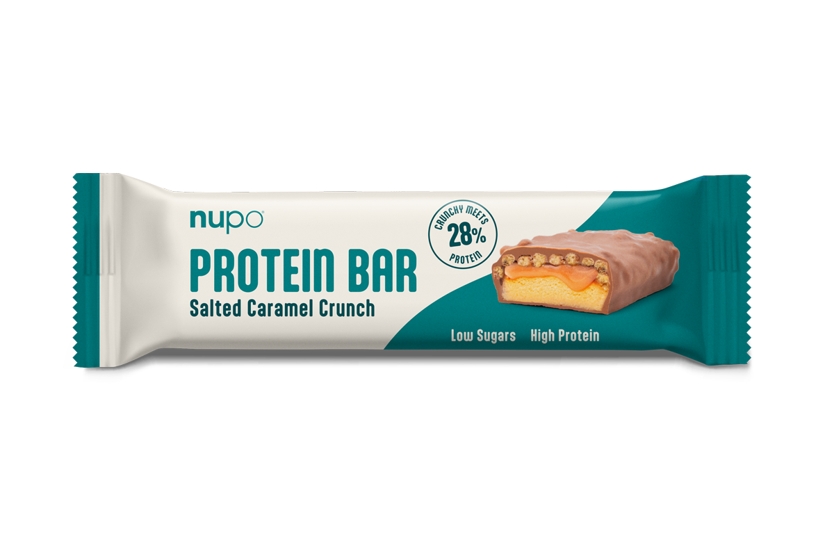 NUPO Proteínová tyčinka Slaný karamel 12 ks