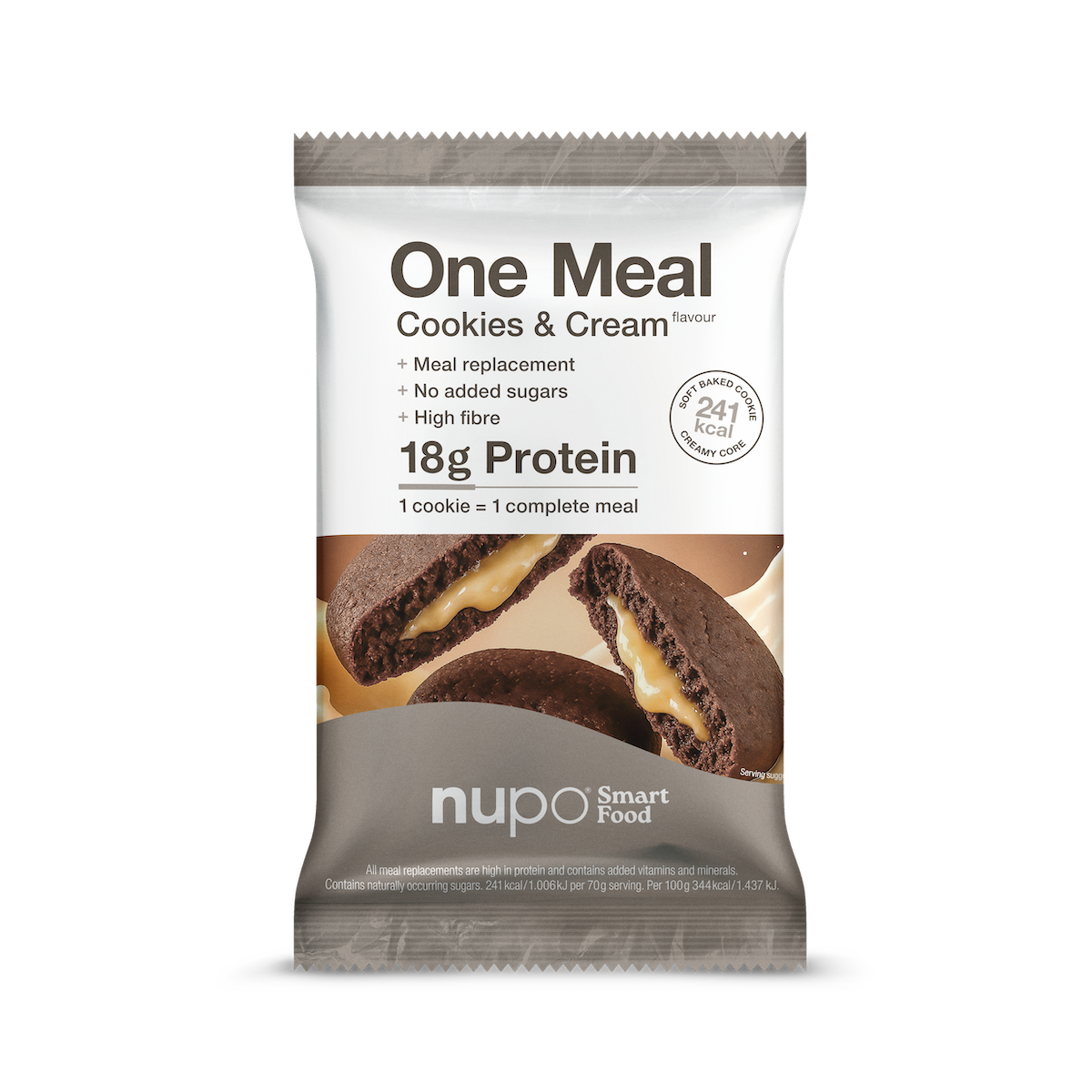 NUPO Koláčik ONE MEAL +Prime Cookies & Cream