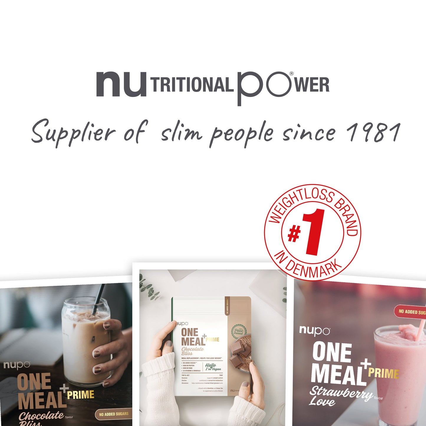 NUPO One Meal +Prime Vegan, 6/9 porcií Jahoda, bez laktózy
