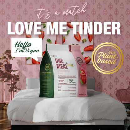 NUPO One Meal +Prime Vegan, 6/9 porcií Jahoda, bez laktózy