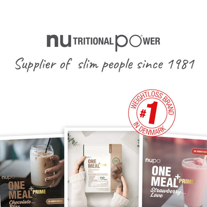 NUPO One Meal +Prime Vegan, 6/9 porcií Čokoláda, bez laktózy