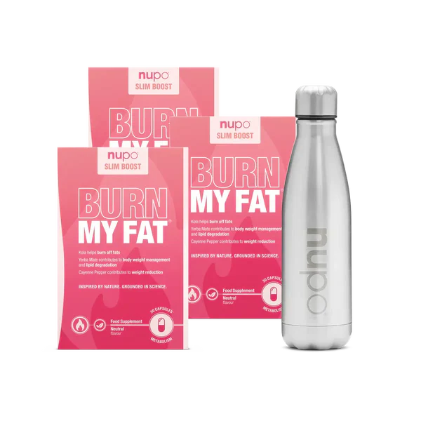 Balíček NUPO Burn My Fat + strieborná fľaša