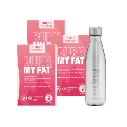 Balíček NUPO Burn My Fat + strieborná fľaša