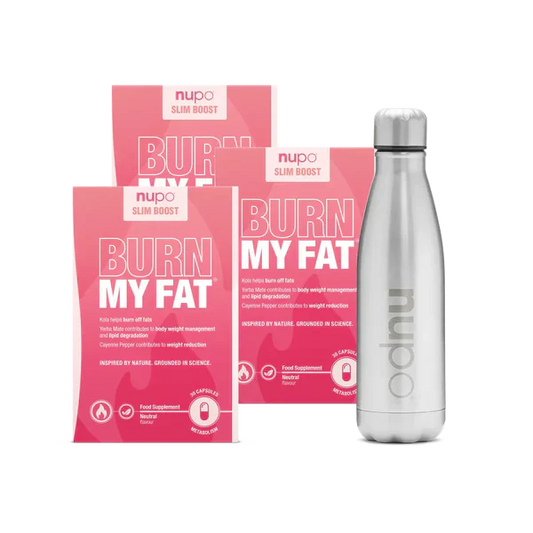 Balíček NUPO Burn My Fat + strieborná fľaša