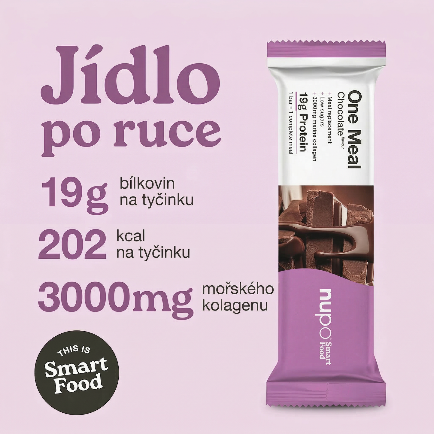 NUPO Tyčinka One Meal Čokoláda