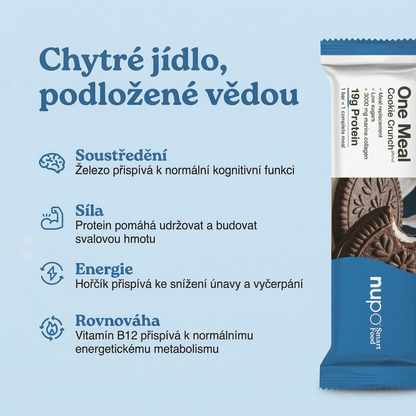 NUPO Tyčinka One Meal Cookie Crunch