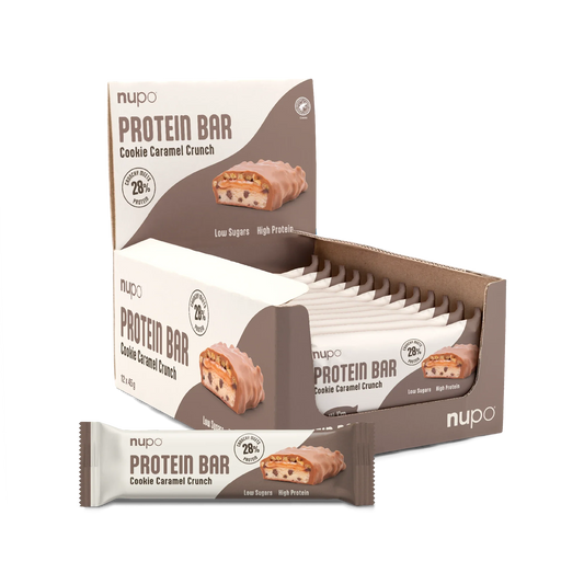 NUPO Proteínová tyčinka Cookie Caramel 12 ks