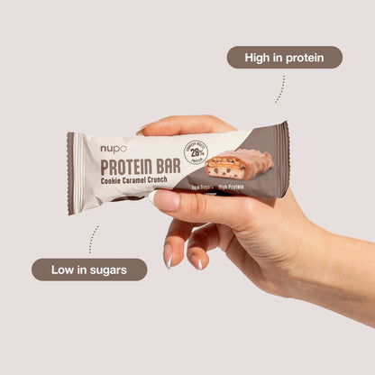 NUPO Proteínová tyčinka Cookie Caramel 12 ks