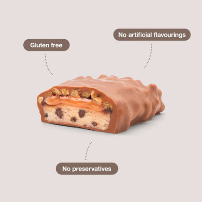 NUPO Proteínová tyčinka Cookie Caramel 12 ks