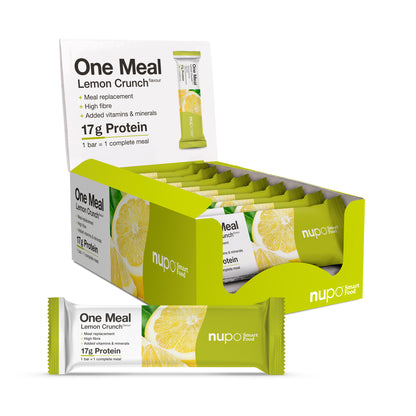 NUPO Tyčinka One Meal Bar Chrumkavý citrón - 15 ks