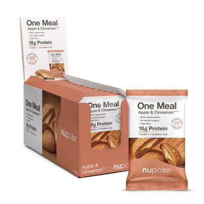 NUPO Koláčik ONE MEAL +Prime Jablko-škorica