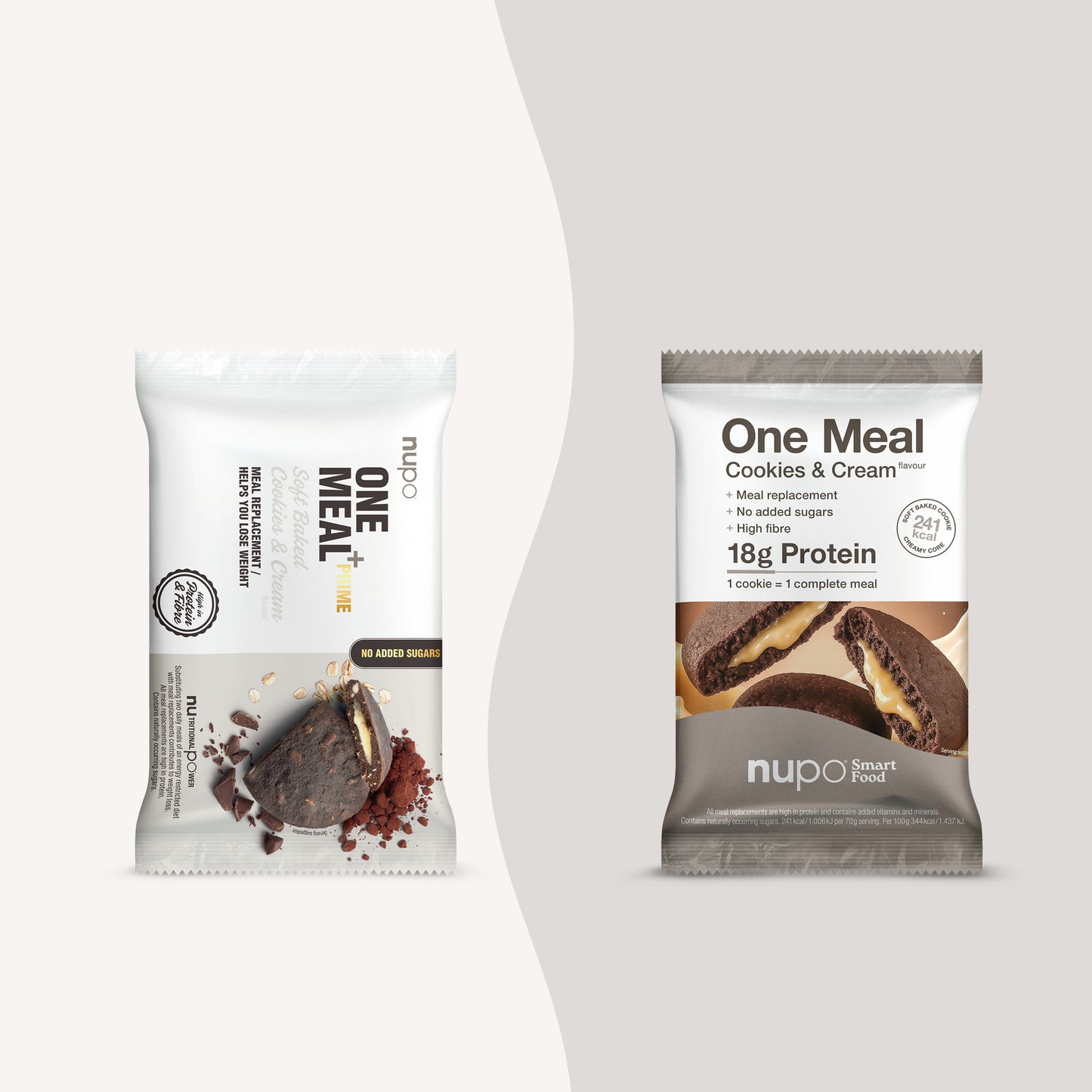 NUPO Koláčik ONE MEAL +Prime Cookies & Cream
