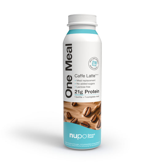 NUPO One Meal +Prime nápoj Caffe Latte - bez laktózy